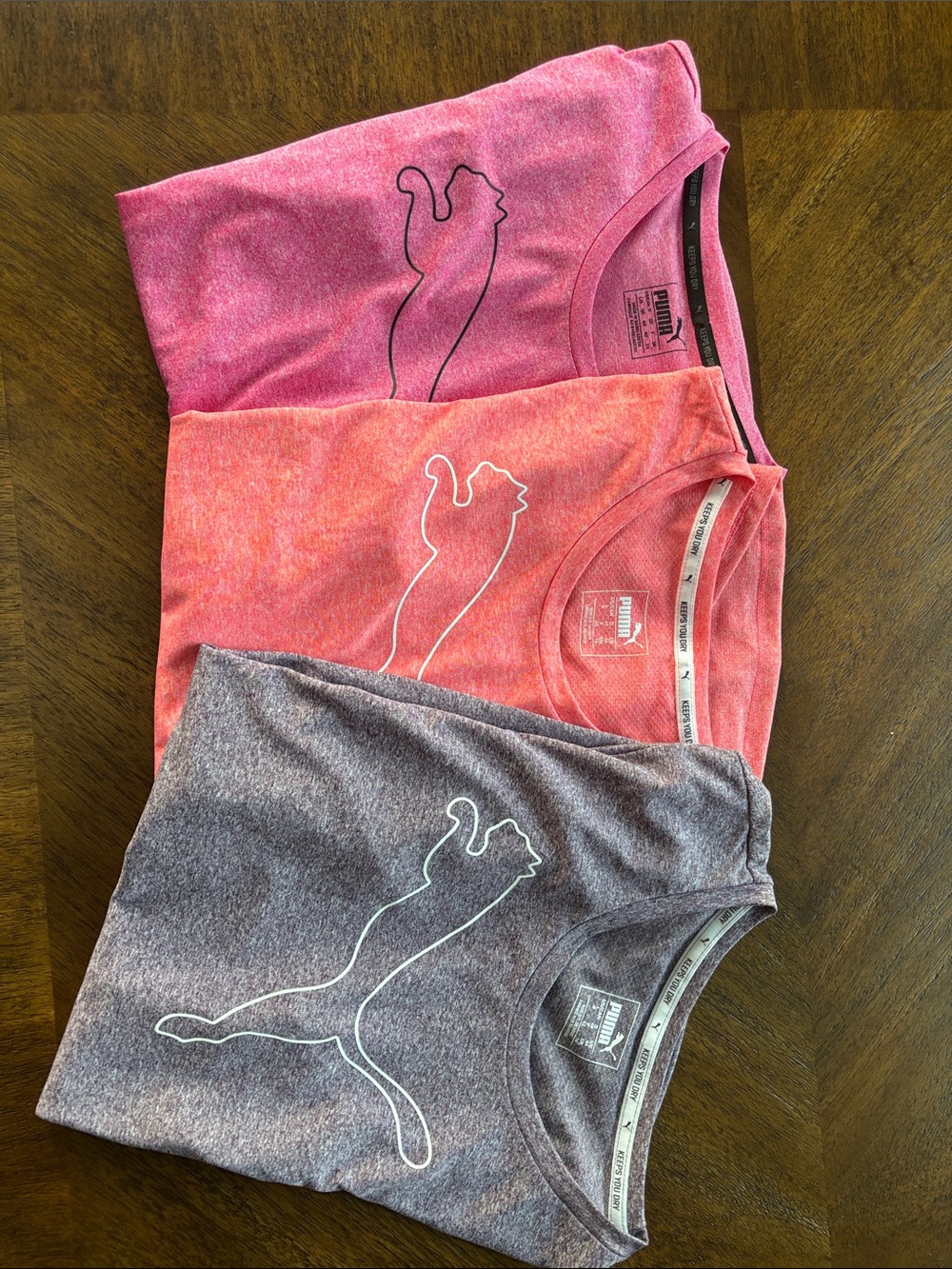 Puma woman’s  Short-Sleeve Tee with Black Logo